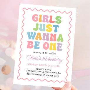 Invitation Les Filles Veulent Tout Simplement Être Une Fête D