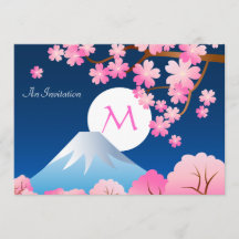 Les fleurs de cerisiers du Mont Fuji Printemps jap