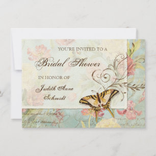 Invitation Les Fleurs Peony Rose Tulip Floral Flowers Mariage