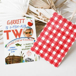 Invitation Les Garçons Roulez En Amusant Ofish Deux 2e Annive