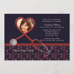 Invitation Les infirmières ont l'invitation d'obtention du