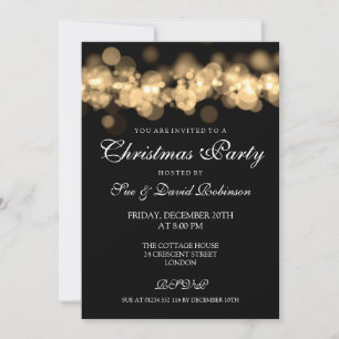 Invitation Les lumières des bokees de Noël