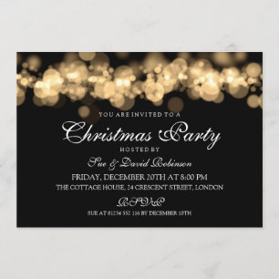 Invitation Les lumières des bokees de Noël