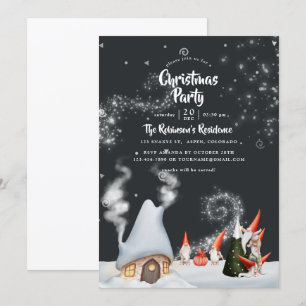 Invitation Les lutins de Noël