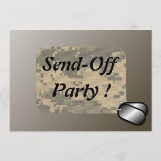 Invitation Les militaires envoient outre de la coutume