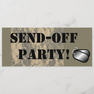 Invitation Les militaires envoient outre de la coutume de