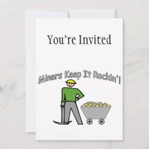 Invitation Les mineurs le gardent Rockin