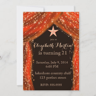Invitation Les nuits arabes Orange