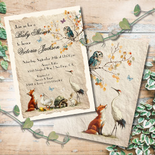 Invitation Les personnages du livre d'histoires d'Ésope pour