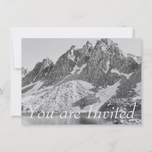 Invitation Les Pinnacles de Kearsarge, La Sierra par Ansel Ad