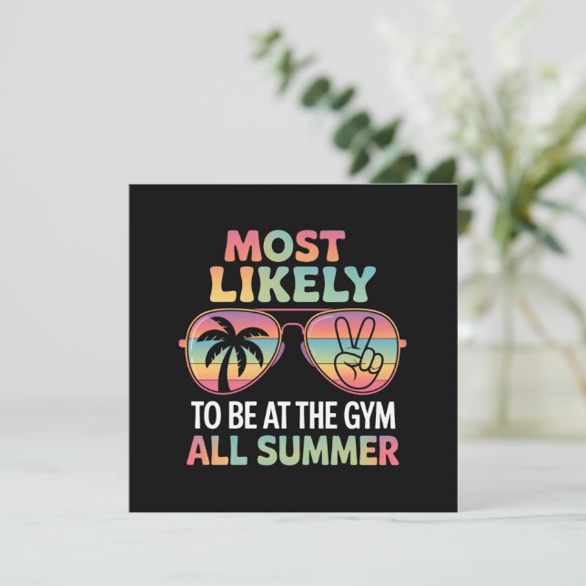 Invitation Les Plus Probables D'Être À La Salle De Sport Tout (Debout devant)