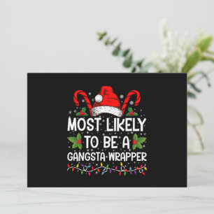 Invitation Les Plus Probables D'Être Une Famille De Wrapper G