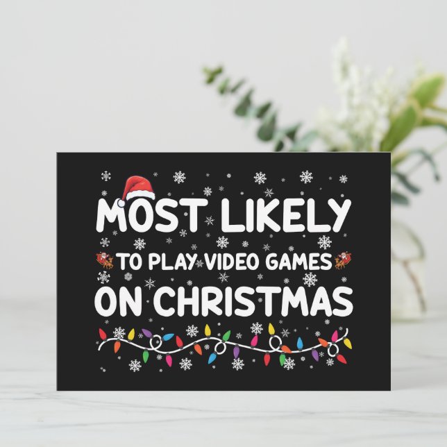 Invitation Les Plus Susceptibles De Jouer À Des Jeux Vidéo Su (Debout devant)