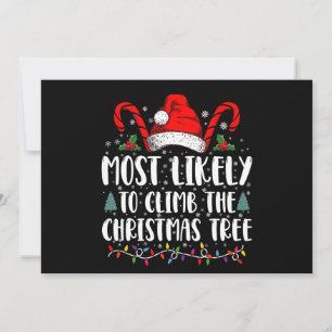 Invitation Les Plus Susceptibles D'Grimper À L'Arbre De Noël