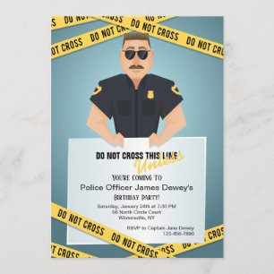 Invitation Les policiers ne transfèrent pas l'invitation sur 