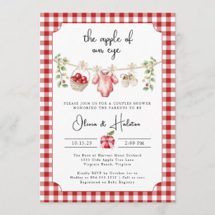 Invitation Les Pommes de Nos Yeux pour les Couples 