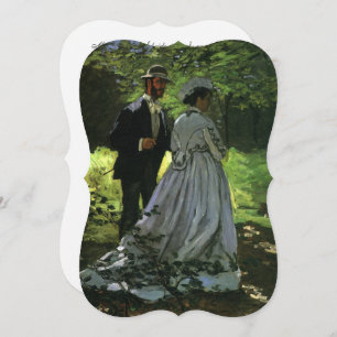 Invitation Les Promenades (Les Poussettes) par Monet Mariage