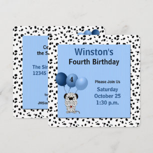 Invitation Les Quatre-Birthday