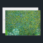 Invitation Les Roses de Gustav Klimt sous l'arbre à poires<br><div class="desc">Gustav Klimt Roses Sous Les Invitations Du Pear Tree. Huile sur toile de 1905. Une belle peinture de l'artiste autrichien Gustav Klimt. Un des paysages magnifiques de Klimt, mêlant tendances impressionnistes et tendances Art nouveau, cette oeuvre marie l’amour de Klimt pour les fleurs et les arbres fruitiers à des verts...</div>