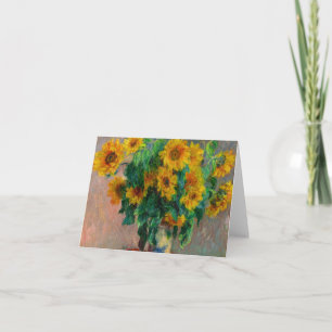 Invitation Les tournesols de Monet
