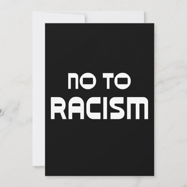 Invitation Les Vies Noires N'Ont Pas D'Importance Pour Le Rac (Devant)
