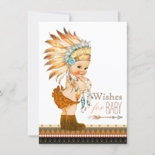 Invitation Les voeux de Baby Wild et de Baby shower libre