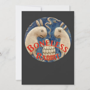 Invitation Les voyages européens du lapin sans os Zin Beast