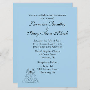 Invitation Lesbienne Bleue