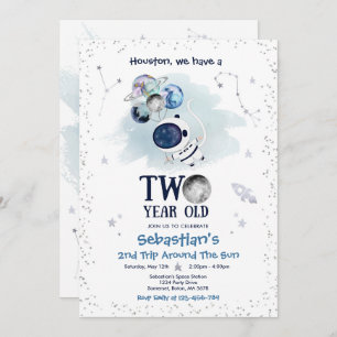 Invitation L'espace extra-atmosphérique 2ème anniversaire de