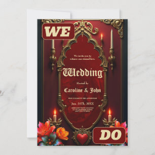 Invitation L'esprit du magnifique style vintage.