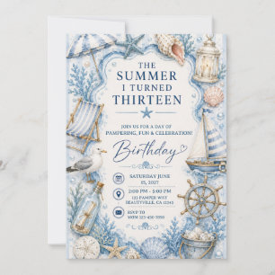 Invitation L'été de mon anniversaire