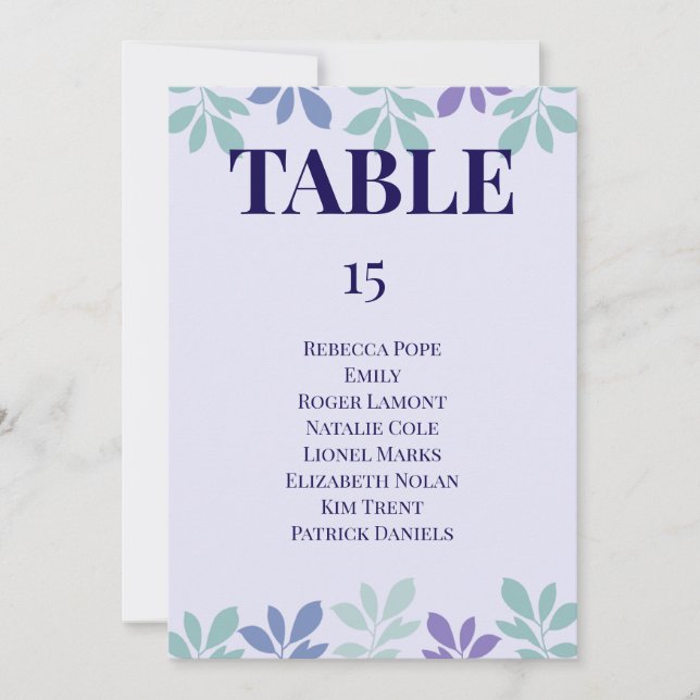 Invitation L'éternité commence ici : un carton de table de ma (Devant)