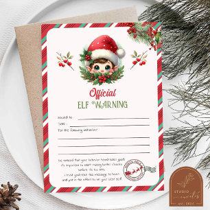 Invitation Lettre d'avertissement Elf