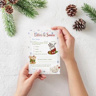 Invitation Lettre de Noël au Modèle du Père Noël
