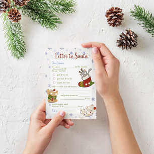 Invitation Lettre de Noël au Père Noël Modèle de vacances