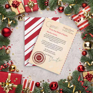 Invitation Lettre personnalisée du modèle du Père Noël