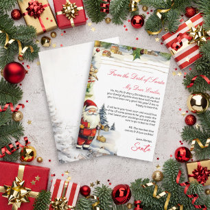 Invitation Lettre personnalisée du modèle du Père Noël