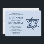 Invitation LETTRES DE DÉTAIL STAR DU Bat mitzvah DAVID Custom<br><div class="desc">Carte idéale pour annoncer un bar ou un bat mitzvah ! L'art fait main pour vous avec l'étoile de david sur le devant et le dos! ENTIÈREMENT PERSONNALISABLE ! Cliquez sur "Personnaliser" ci-dessus pour modifier le texte. Cliquez sur "modifier à l'aide de l'outil de conception" pour ajuster les polices, les...</div>