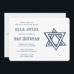 Invitation LETTRES DE DÉTAIL STAR DU Bat mitzvah DAVID Custom<br><div class="desc">Carte idéale pour annoncer un bar ou un bat mitzvah ! L'art fait main pour vous avec l'étoile de david sur le devant et le dos! ENTIÈREMENT PERSONNALISABLE ! Cliquez sur "Personnaliser" ci-dessus pour modifier le texte. Cliquez sur "modifier à l'aide de l'outil de conception" pour ajuster les polices, les...</div>