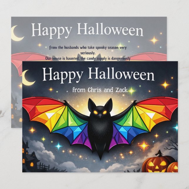 Invitation 🎃🌈LGBT Époumonant & Fabuleux   (Devant / Derrière)