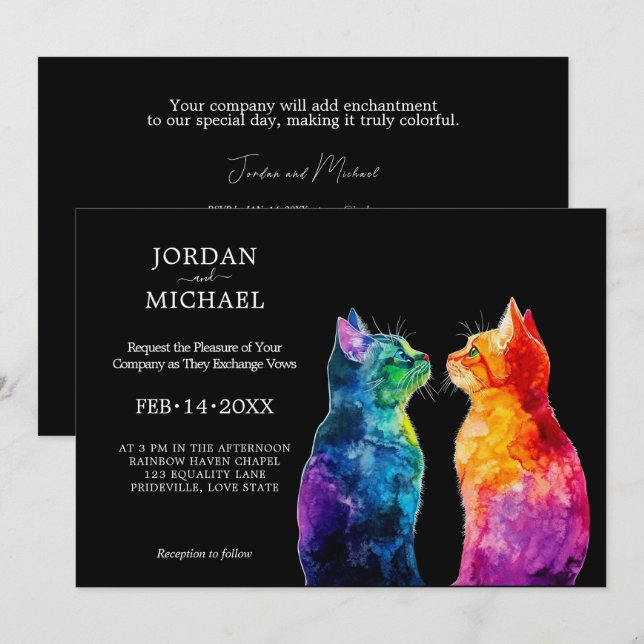 Invitation 🌈 LGBTQ directement à vous (Devant / Derrière)