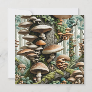 Invitation L'harmonie de la nature : Motif sans couture botan
