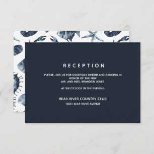 Invitation L'hippocampe bleu   Salle De Réception De Mariage