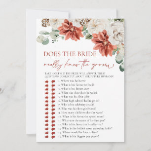 Invitation L'Hiver La mariée connaît-elle vraiment le marié j