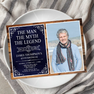 Invitation L'Homme La Légende 65e Anniversaire