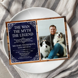 Invitation L'Homme La Légende La Surprise De 50 Ans