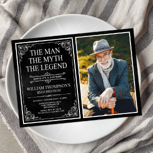 Invitation L'Homme La Légende La Surprise de 85 ans