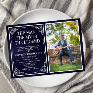 Invitation L'Homme La Légende Le Mythe 70e Anniversaire