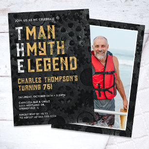 Invitation L'Homme La Légende Le Mythe 75e Anniversaire Photo