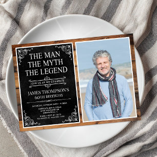 Invitation L'Homme Le Mythe La Légende 60e Anniversaire